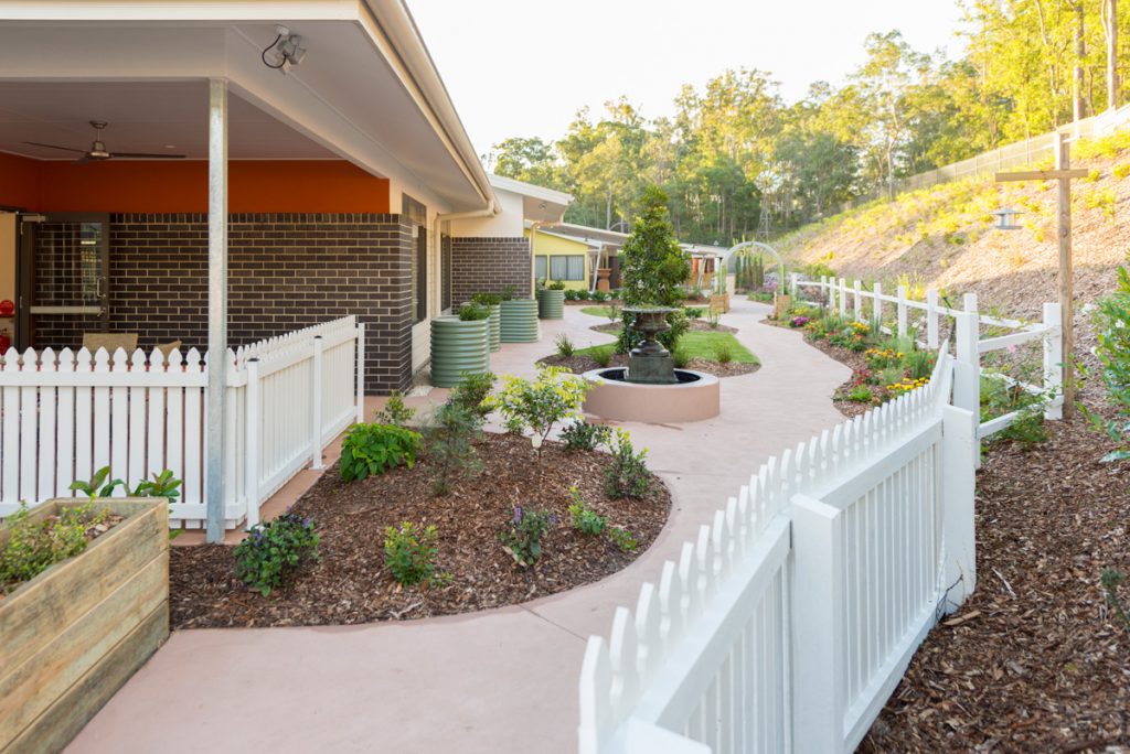Cooinda Aged Care gardens