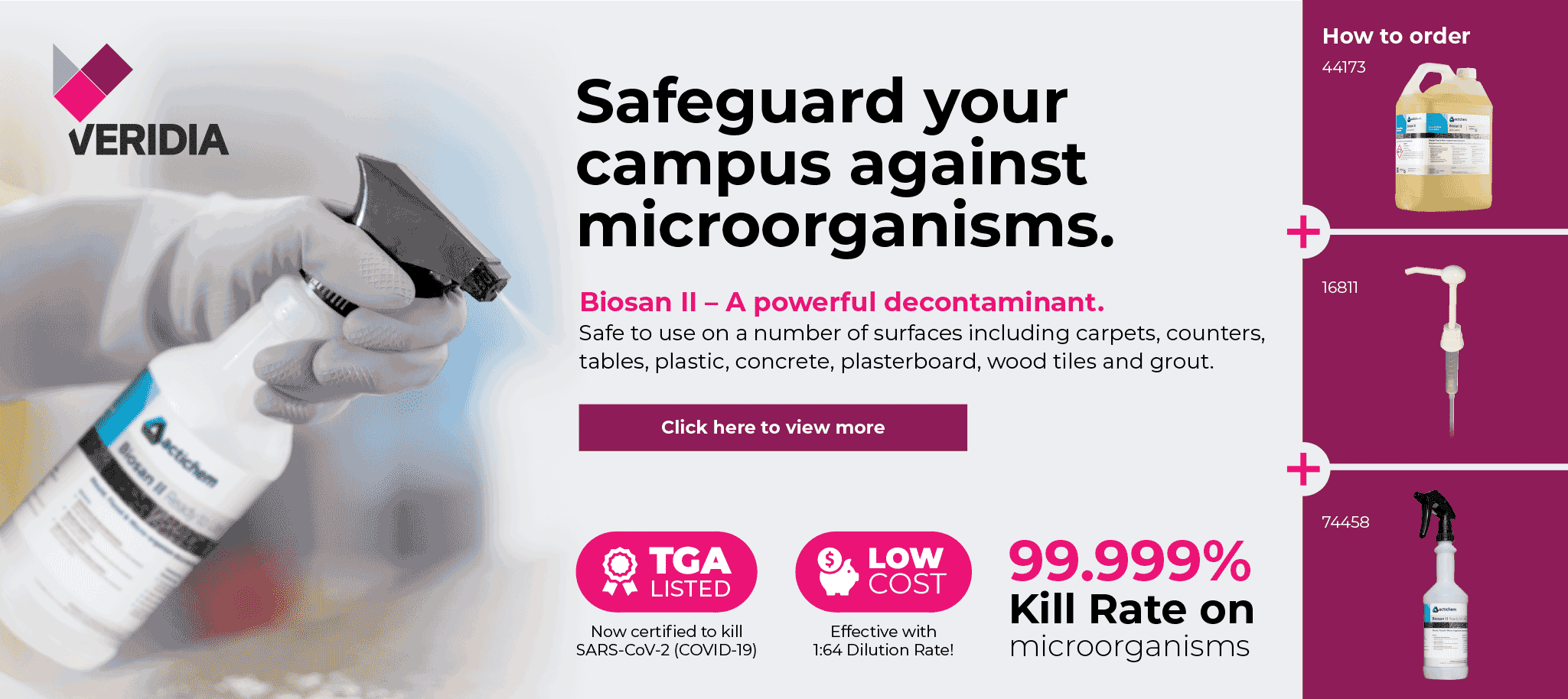 Safeguard your campus against microorganisms - Biosan II