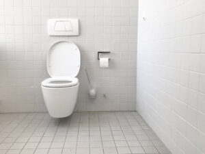 Clean Toilet Room