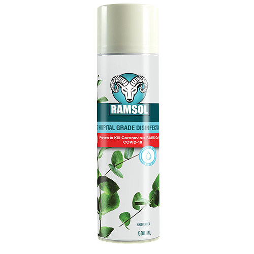 RS7 water-based sanitiser aerosol made in Australia