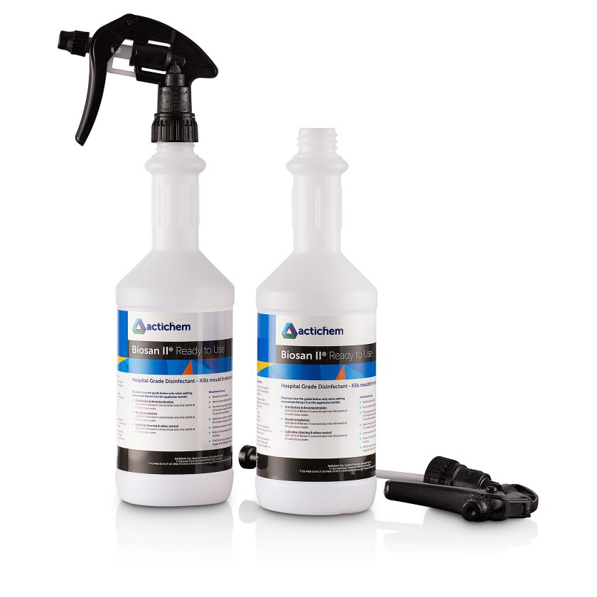 Biosan II single-step hospital-grade disinfectant spray